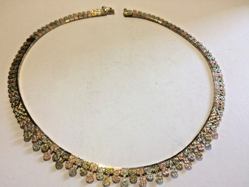 9ct tri colour cleopatra style - 9ct,
