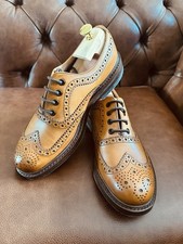 Loake 1880 Country Edward Brogue Oxford Tan Brown Shoes UK Size 7.5 (RRP £319)
