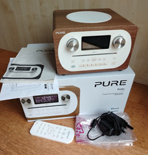 Pure Evoke C-D4 Compact CD-Player DAB+ Radio - Walnut - Working