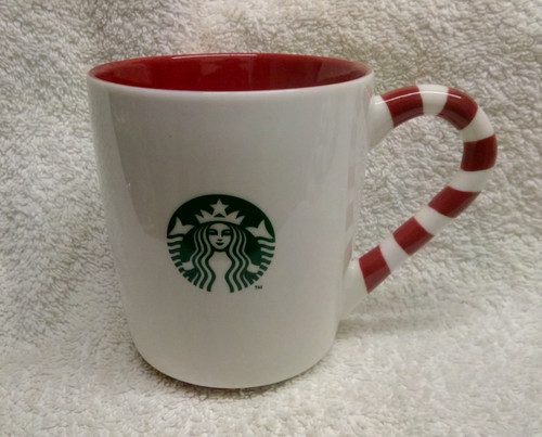 Starbucks red white hand - red,