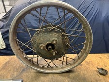 OLD BRITISH MOTORCYCLE WHEEL/ OLD VINTAGE MOTORCYCLE WHEEL  HUB NO 14