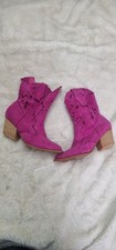 Hot Pink Festival Cowboy Boots