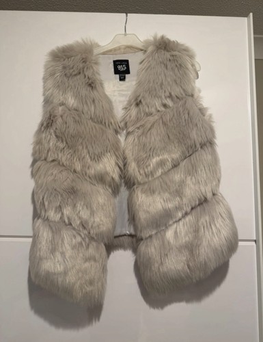 Grey fur gillet from - grey,