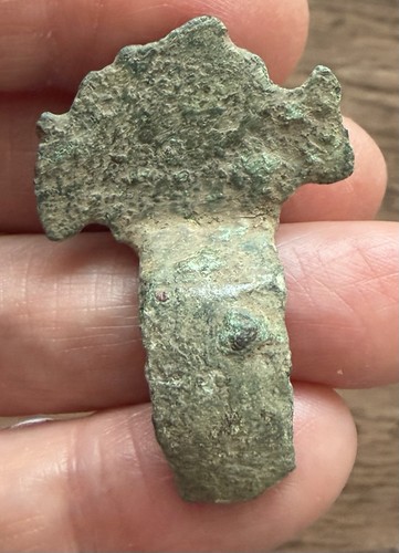 Anglo saxon bronze brooch - anglo,