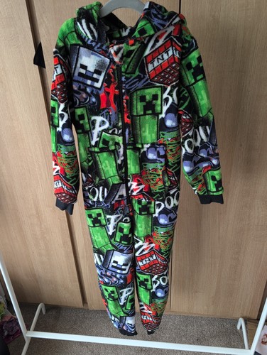 Minecraft onesy hooded - minecraft,