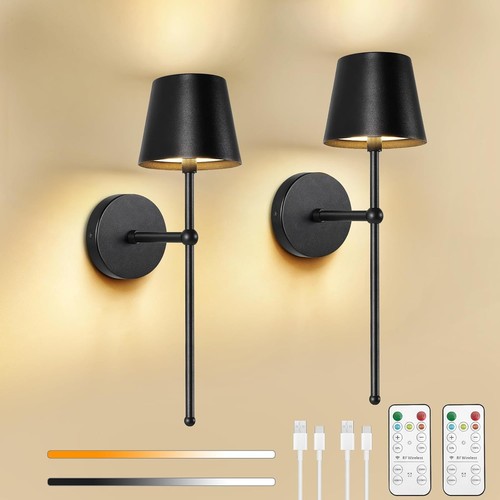 Rechargeable wall lights - rechargeable, set