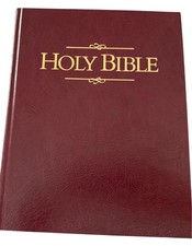 The Holy Bible Keystone Giant Print Bible KJV 1997 National Publishing Co. HC