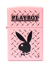Zippo Playboy Pink Matte 2015 Lighter – Rare Collectible – Made in USA