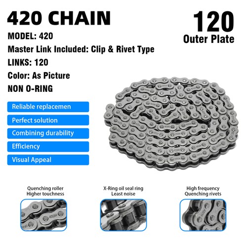 420 pitch motorcycle - motorcycle, chain