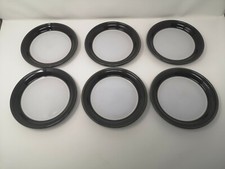 Denby Saville Grey Tea Plates