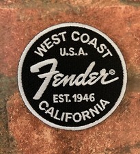 Fender Embroidered Fabric Patch - Guitar Merch / Gift, 3 Inch Patch Logo