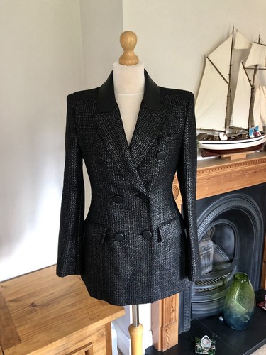 Zara black shimmer faux - zara,