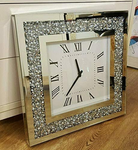 Large diamond crush silver - large,