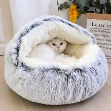 Cat Cave Bed Igloo House Pet
