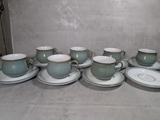 DENBY REGENCY GREEN 7  X CUPS