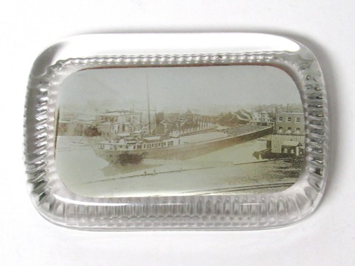Antique glass paperweight - antique,