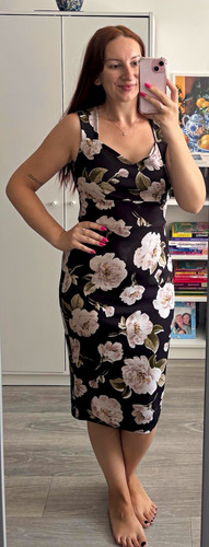 Boohoo night black floral - black,