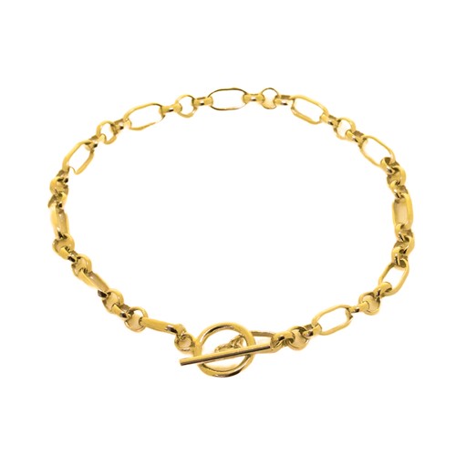 Rolo gold plated silver - gold-plated,