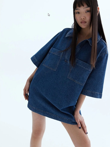 Indigo denim oversized - h&m,