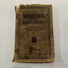 MORRIS COWLEY Car Operation