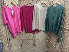Joblot Of Damaged Cashmere Jumpers / Cardigans Various Colours 