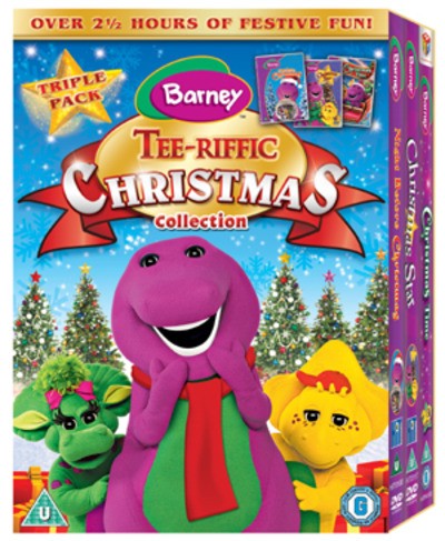 Barney tee riffic christmas - barney:, tee-riffic