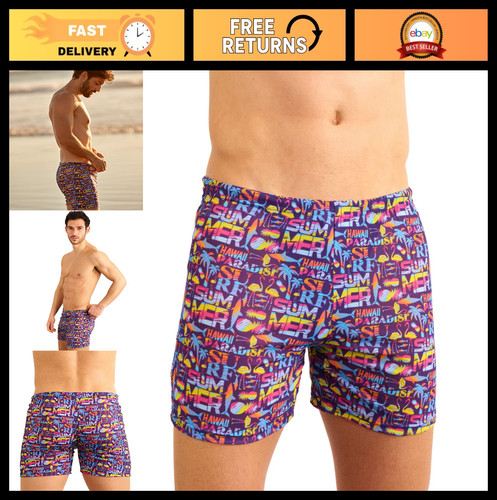 Men tan through swim - through,