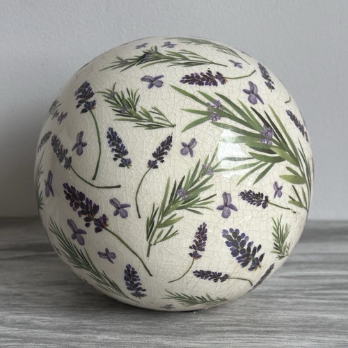 Crackle glaze ceramic - glaze, lavender