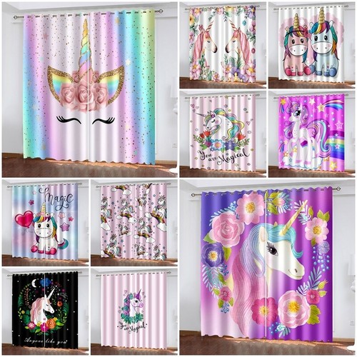 Magic unicorn curtains thick - magic,