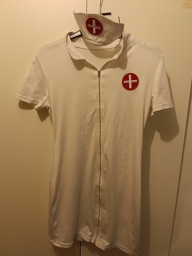 White nurse zip - zip, up