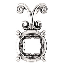 18K Gold Round Solitaire