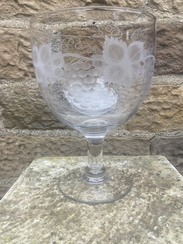 Wonderful antique glass punch - glass,