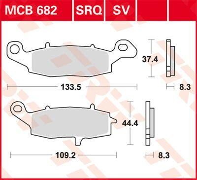 Trw sintered metal brake pads - metal,