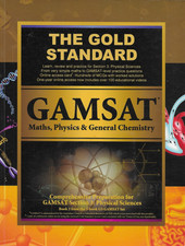 GAMSAT Gold Standard Section 3 Maths Physics Chemistry Study Guide Exam Prep