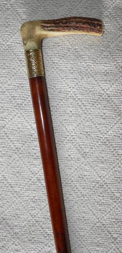 Antique walking stick cane - stick,