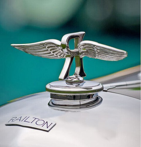Vintage railton car - flying, 'r'
