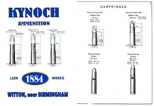 Kynoch 1884 ammunition - kynoch,