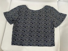 Zara Women Sparkly Medium Blue