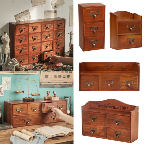 Vintage desktop small wooden - vintage,