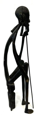 African bronze figure - bronze,