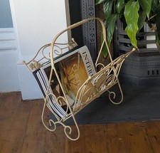 Vintage Cream Metal Folding