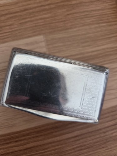 Silver snuff box - snuff,