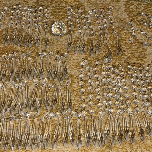 Vintage chandelier crystal - 81,