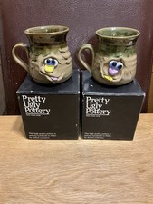 Pair Of Coloured Ugly Mugs