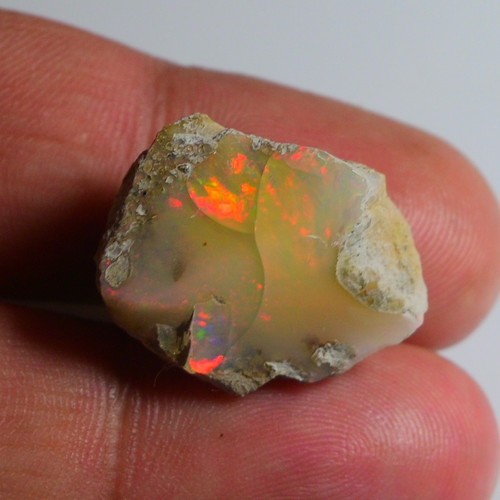 Smooth white opal rough 10 - smooth,