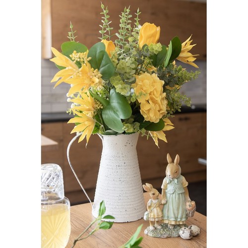 25cm serving water jug flower - 25cm,