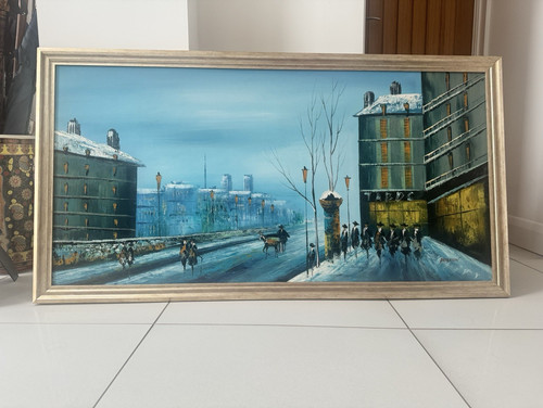 Original oil painting signed - painting.,