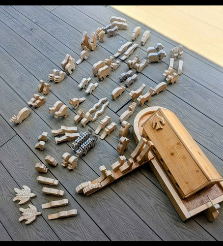 Handmade wooden noah - 's, ark