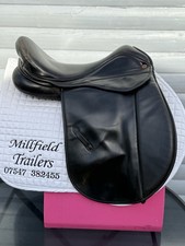 Black Saddle Company General Purpose Saddle 17.5Inch 10 Inch D To D