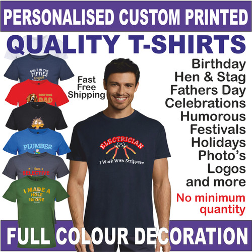 Custom printed personalised - printed,